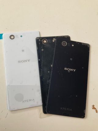 Cover posteriore Sony Xperia Z3 Compact (Bianco/Nero)