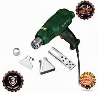 Pistola Decapadora Parkside + accesorios