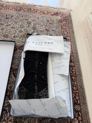 Botas El Vaquero Italia Negras