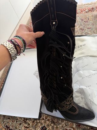 Botas El Vaquero Italia Negras