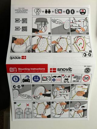 Cadena de nieve Polarmet 9mm 130 sin usar