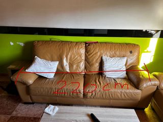 Sofás de 2 y 3 plazas en piel