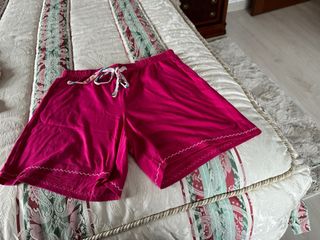 Pijama Mujer Corto Estampado y Rosa