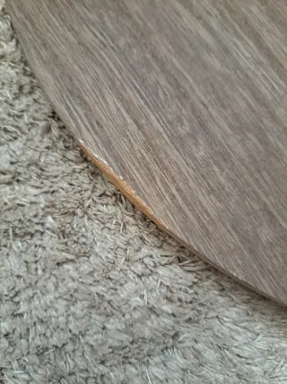 Tavolo Ausiliare / Cesto in Legno e Metallo