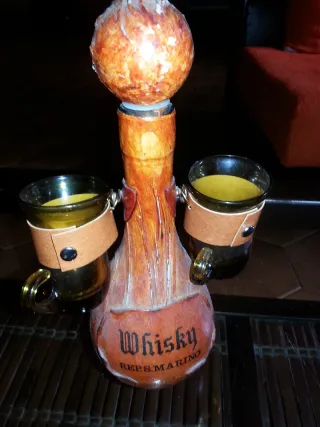 Decanter bottiglia whisky Repubblica S. Marino