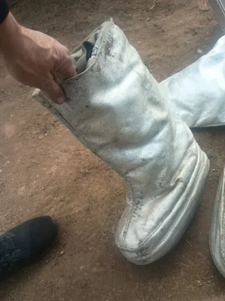 Traje ignífugo contra fuego y fundición