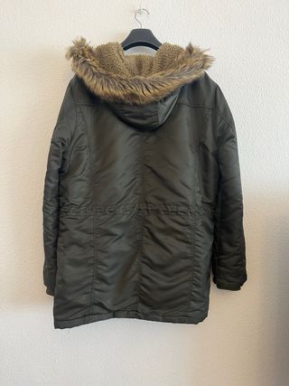 Abrigo verde talla L hombre