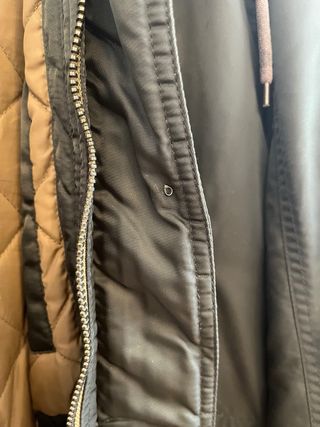 Abrigo verde talla L hombre