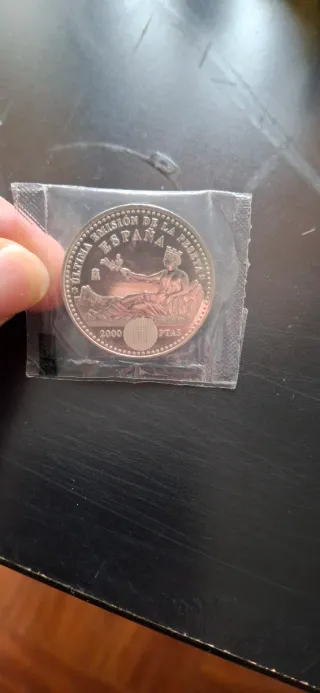 Moneda Conmemorativa España Peseta 2000