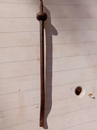 Herramienta antigua desmontar llantas