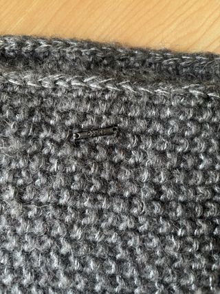 Bufanda cuello Barts gris plateado