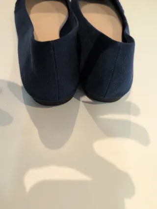 Manoletinas Planas Talla 46,5 Azul