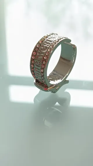 Anillo Vivienne Westwood Cinturón Circonitas