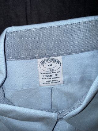 Camisa Brooks Brothers Azul Talla XXL.