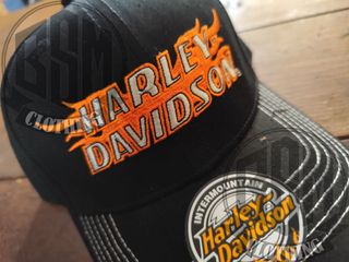 Cappellino Harley Davidson HD flames
