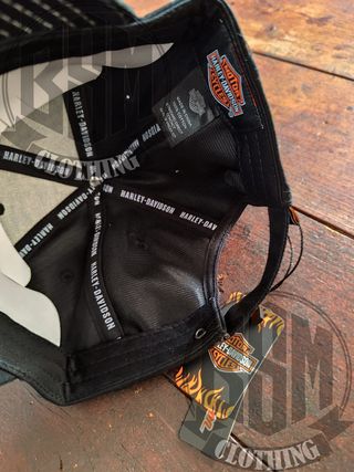Cappellino Harley Davidson HD flames