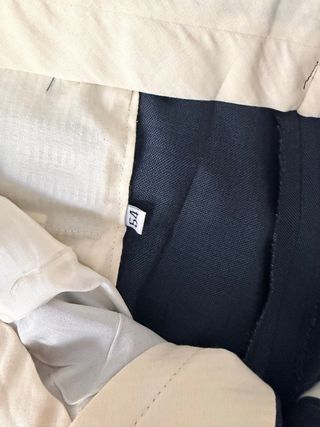 Pantalón de traje azul marino T.54