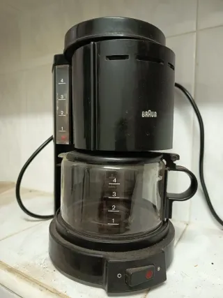Cafetera Braun Negra