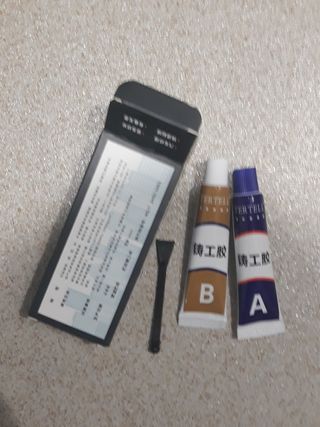 Pegamento de soldadura 2 tubos + espátula