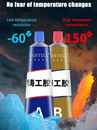 Pegamento de soldadura 2 tubos + espátula