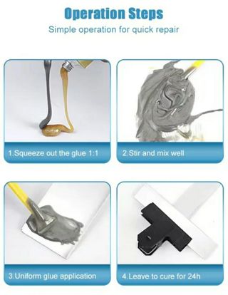 Pegamento de soldadura 2 tubos + espátula