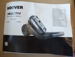 Aspirador Hoover Reactiv sin bolsa