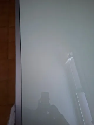 Mesa de comedor cristal y metal