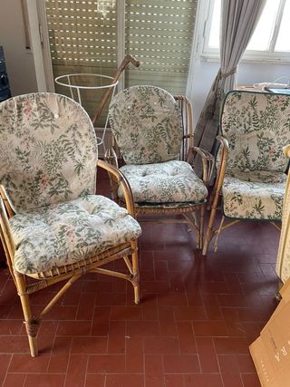 Sedie da giardino in vimini