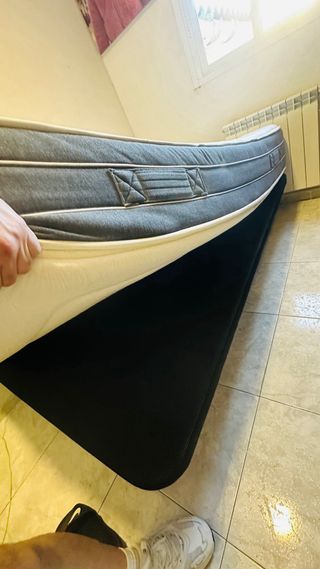 Colchón y Base Tapizada Termisac