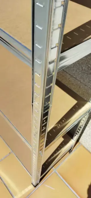 2 Estanterías metálicas 180cm