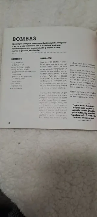 Libro aperitivo y croquetas