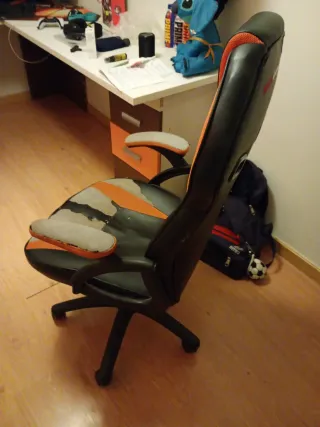 Silla de estudio/escritorio negra