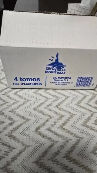 Relatos de aventuras maritimas 4 tomos