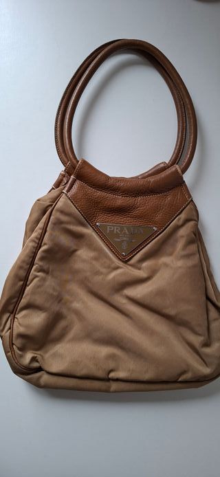 Bolso Prada Beige y Marrón