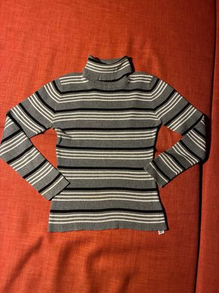 Chaqueta de esquí con rayas de colores 14-16