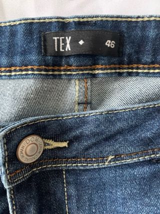 Pantalón vaquero mujer bordado