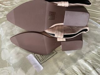 Stivali scamosciati al ginocchio vintage