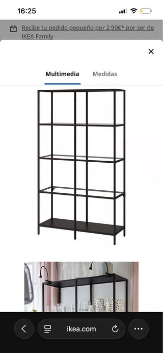 Estantería Negra IKEA