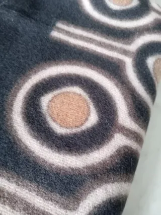 Sciarpa vintage con fantasia geometrica