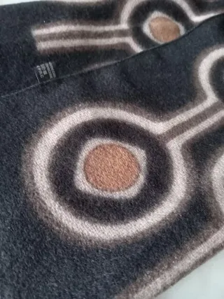 Sciarpa vintage con fantasia geometrica