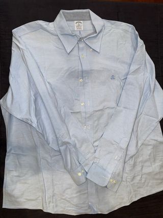 Camisa Brooks Brothers Azul Talla XXL.