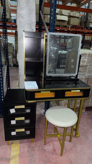 Tocador con espejo LED y cajones