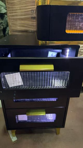 Tocador con espejo LED y cajones