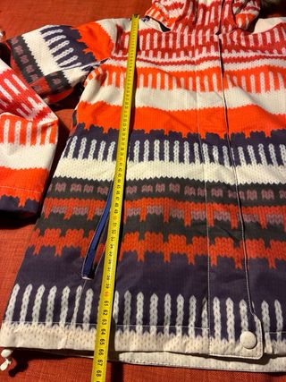 Chaqueta de esquí con estampado nórdico m-l