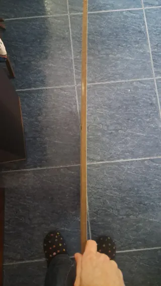 Cuadro decorativo flor azul y verde