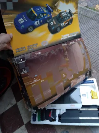 Scalextric antiguo Vía Lider 10 metros