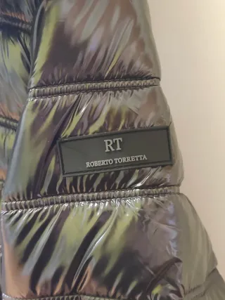 Cazadora Roberto Torreta brillo negra