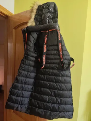 Cazadora Roberto Torreta brillo negra