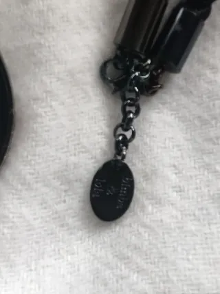 Collar Bimba y Lola Negro y Plateado