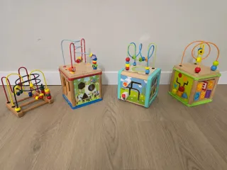 Set di giocattoli in legno per asilo nido